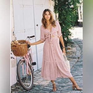 Faithfull the Brand Maple MIDI Dress